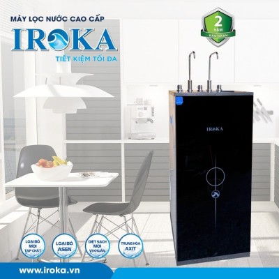 Máy lọc nước cao cấp Iroka Nóng Lạnh 9 cấp lọc IR- IQO-NL