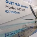Quạt trần trang trí IROKA 5 cánh động cơ DC có đèn 3 chế độ